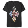 Men's Power Rangers Diamond Team  Adult T-Shirt