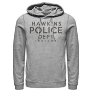 Men's Stranger Things Hawkins Police Department  Adult Pull Over Hoodie