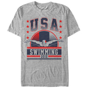 Men's Lost Gods USA Swimming 2012  Adult T-Shirt