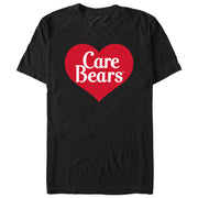 Men's Care Bears Red Classic Heart Logo  Adult T-Shirt