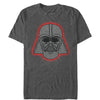 Men's Star Wars Darth Vader Dot Helmet  Adult T-Shirt