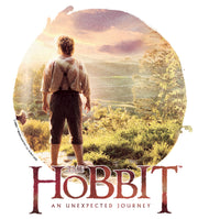 Men's The Hobbit: An Unexpected Journey Bilbo Scenery Logo  Adult T-Shirt