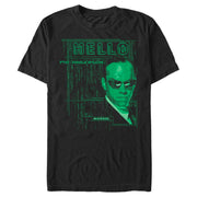 Men's The Matrix Hello Mr. Anderson  Adult T-Shirt