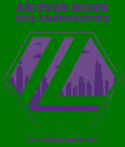 Men's DC League of Super-Pets Even More Evil Corporation Logo  Adult T-Shirt