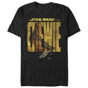 Men's Solo: A Star Wars Story Chewie Name Movie Poster  Adult T-Shirt