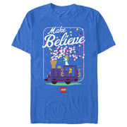 Men's LEGO Make Believe Train  Adult T-Shirt