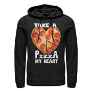 Men's Lost Gods Pizza My Heart  Adult Pull Over Hoodie