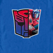 Men's Transformers: EarthSpark Optimus Prime Autobots Logo  Adult T-Shirt