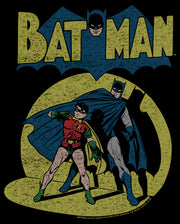 Men's Batman With Robin Vintage Comics  Adult T-Shirt