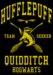 Men's Harry Potter Hufflepuff Quidditch Seeker  Adult Pull Over Hoodie