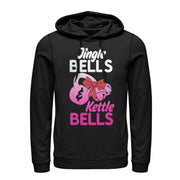 Women's CHIN UP Christmas Jingle and Kettle Bells  Adult Pull Over Hoodie