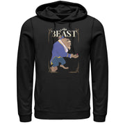 Men's Beauty and the Beast Valentine Her Prince Frame  Adult Pull Over Hoodie