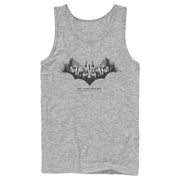 Men's Batman Gotham Skyline Bat Shape  Adult Tank Top