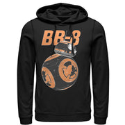 Men's Star Wars The Force Awakens BB-8 On the Move  Adult Pull Over Hoodie