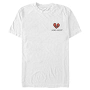 Men's Cruella Rebel Heart  Adult T-Shirt