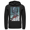 Men's Superman Robotic Fall  Adult Pull Over Hoodie