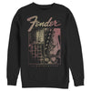 Men's Fender Sunburst Stratocaster  Adult Sweatshirt