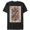 Men's Marvel Deadpool Playing Card  Adult T-Shirt