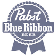 Men's Pabst Small Pocket Blue Ribbon Logo  Adult T-Shirt