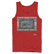 Men's Nintendo Legend of Zelda Link's Awakening Whale Stone Tablet  Adult Tank Top