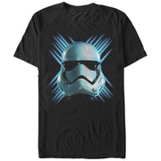 Men's Star Wars The Force Awakens Laser Stormtrooper Helmet  Adult T-Shirt