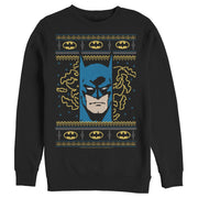 Men's Batman Ugly Christmas Masked Hero  Adult Sweatshirt