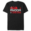 Men's Star Wars: Andor Eye Shot Cassian Andor Rebel  Adult T-Shirt