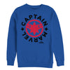 Men's Marvel Captain Marvel Star Symbol Circle  Adult Sweatshirt