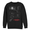 Men's Nintendo NES Controller Part  Adult Sweatshirt