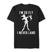 Men's Peter Pan So Fly Never Land  Adult T-Shirt