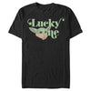 Men's Star Wars: The Mandalorian St. Patrick's Day Grogu Lucky One  Adult T-Shirt