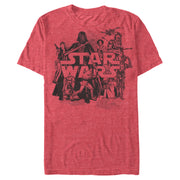 Men's Star Wars Retro Favorites Collage  Adult T-Shirt