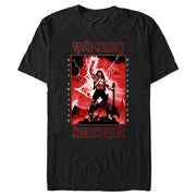 Men's Stranger Things Rockstar From Hellfire Club Eddie Munson  Adult T-Shirt