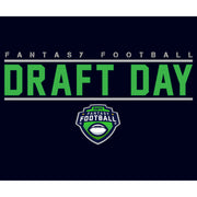 Men's ESPN Fantasy Football Draft Day  Adult T-Shirt