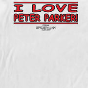 Men's Marvel Spider-Man: No Way Home I Love Peter Parker  Adult Long Sleeve Shirt