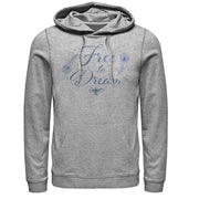 Men's Aladdin Free to Dream Feather  Adult Pull Over Hoodie