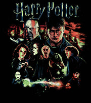 Men's Harry Potter Character Group Shot  Adult T-Shirt