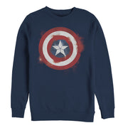 Men's Marvel Avengers: Endgame Cap Smudged Shield  Adult Sweatshirt