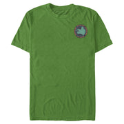 Men's Jurassic World: Camp Cretaceous Triceratops Silhouette Pocket  Adult T-Shirt