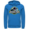 Men's Jurassic Park Retro Party Logo  Adult Pull Over Hoodie