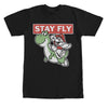 Men's Nintendo Mario Stay Fly  Adult T-Shirt