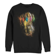 Men's Marvel Avengers: Endgame Thanos Spray Paint Glove  Adult Sweatshirt