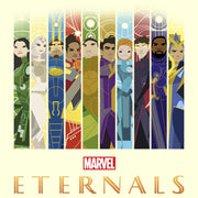 Men's Marvel Eternals Animated Vertical Boxes Poster  Adult T-Shirt