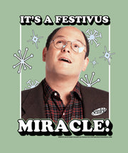 Men's Seinfeld George Costanza It's a Festivus Miracle  Adult T-Shirt