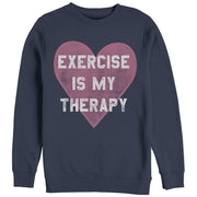 Women's CHIN UP Exercise is My Therapy  Adult Sweatshirt