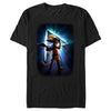 Men's Puss in Boots: The Last Wish Space Poster  Adult T-Shirt