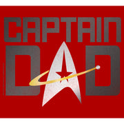 Men's Star Trek: The Next Generation Captain Dad  Adult T-Shirt