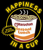 Men's Maruchan Happiness in a Cup  Adult T-Shirt