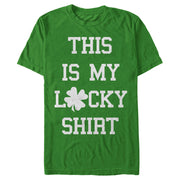 Men's Lost Gods St. Patrick's Day This is my Lucky Shirt  Adult T-Shirt