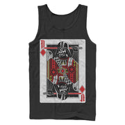 Men's Star Wars Vader in the Cards  Adult Tank Top